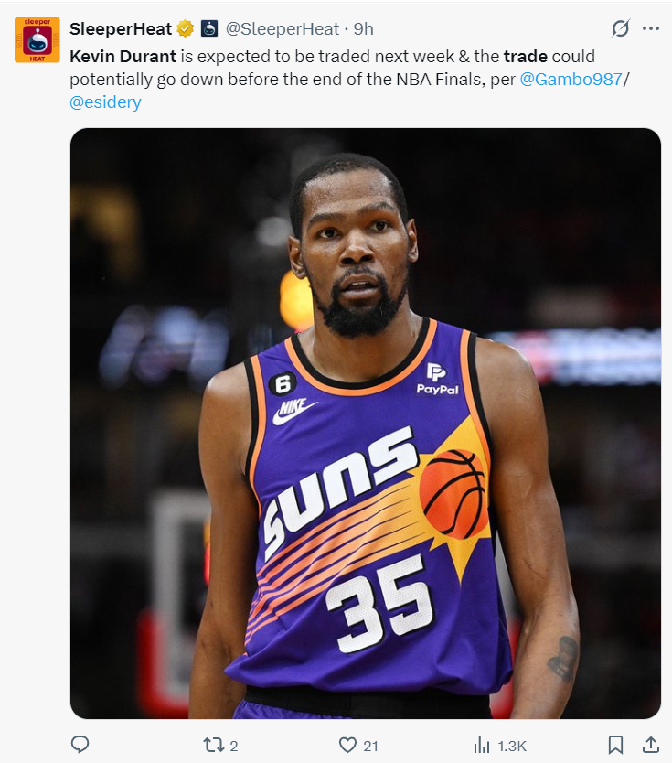 美记为太阳模拟4笔KD交易：火箭出7项筹码亏惨 热火仅出1首轮赢麻