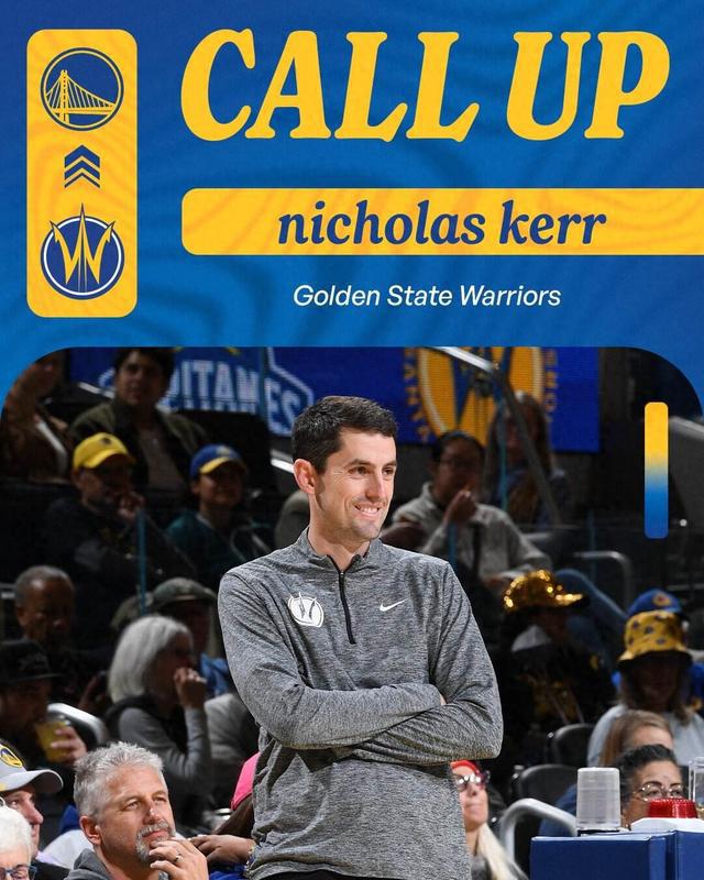 勇士官方：尼克-科尔被征召重返教练组