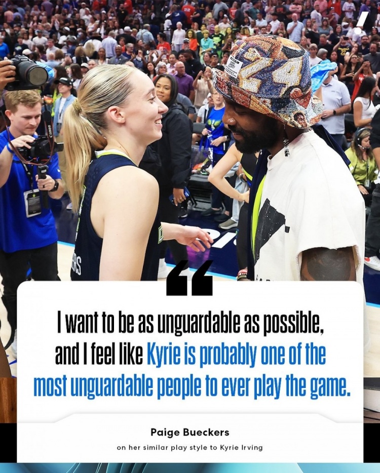 开云官网-佩奇：欧文是最难防的篮球运动员之一 希望能成为他这样的得分手